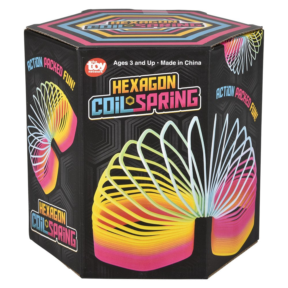 Rainbow Coil Spring Jumbo Hexagon
