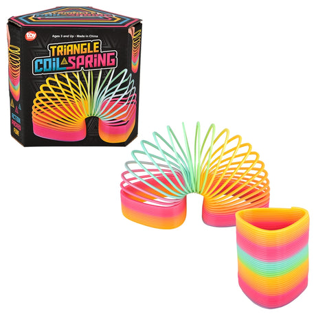 Rainbow Coil Spring 5" Jumbo Triangle