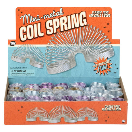 Mini Metal Coil Spring 1" (36 Pc Display)