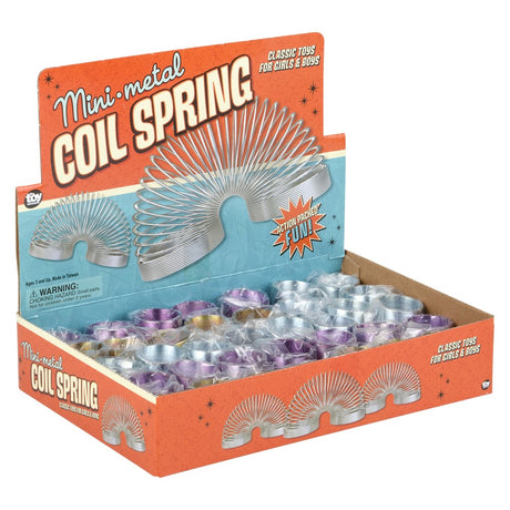 Mini Metal Coil Spring 1" (36 Pc Display)
