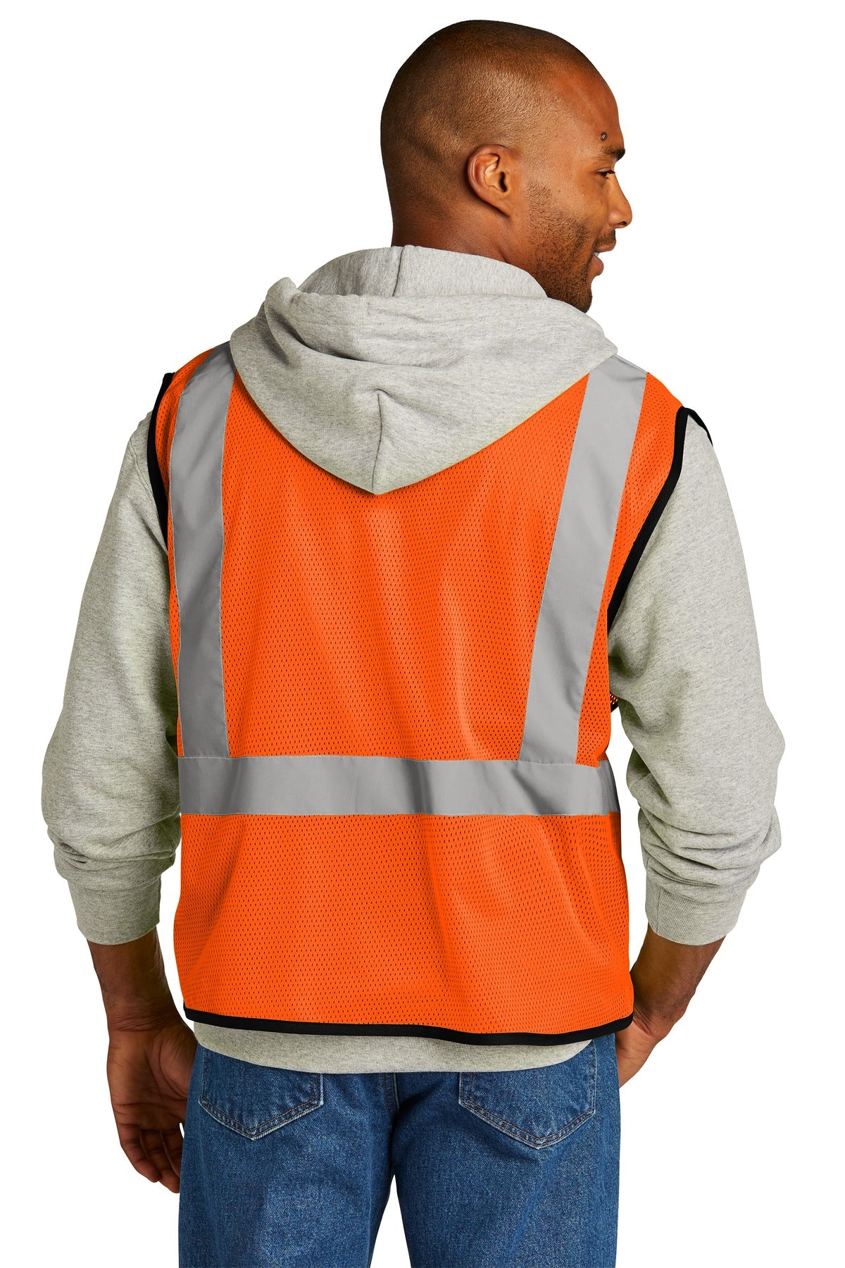 CornerStone ® ANSI 107 Class 2 Economy Mesh One-Pocket Vest.