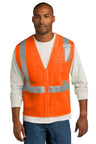 CornerStone ® ANSI 107 Class 2 Mesh Zippered Vest.