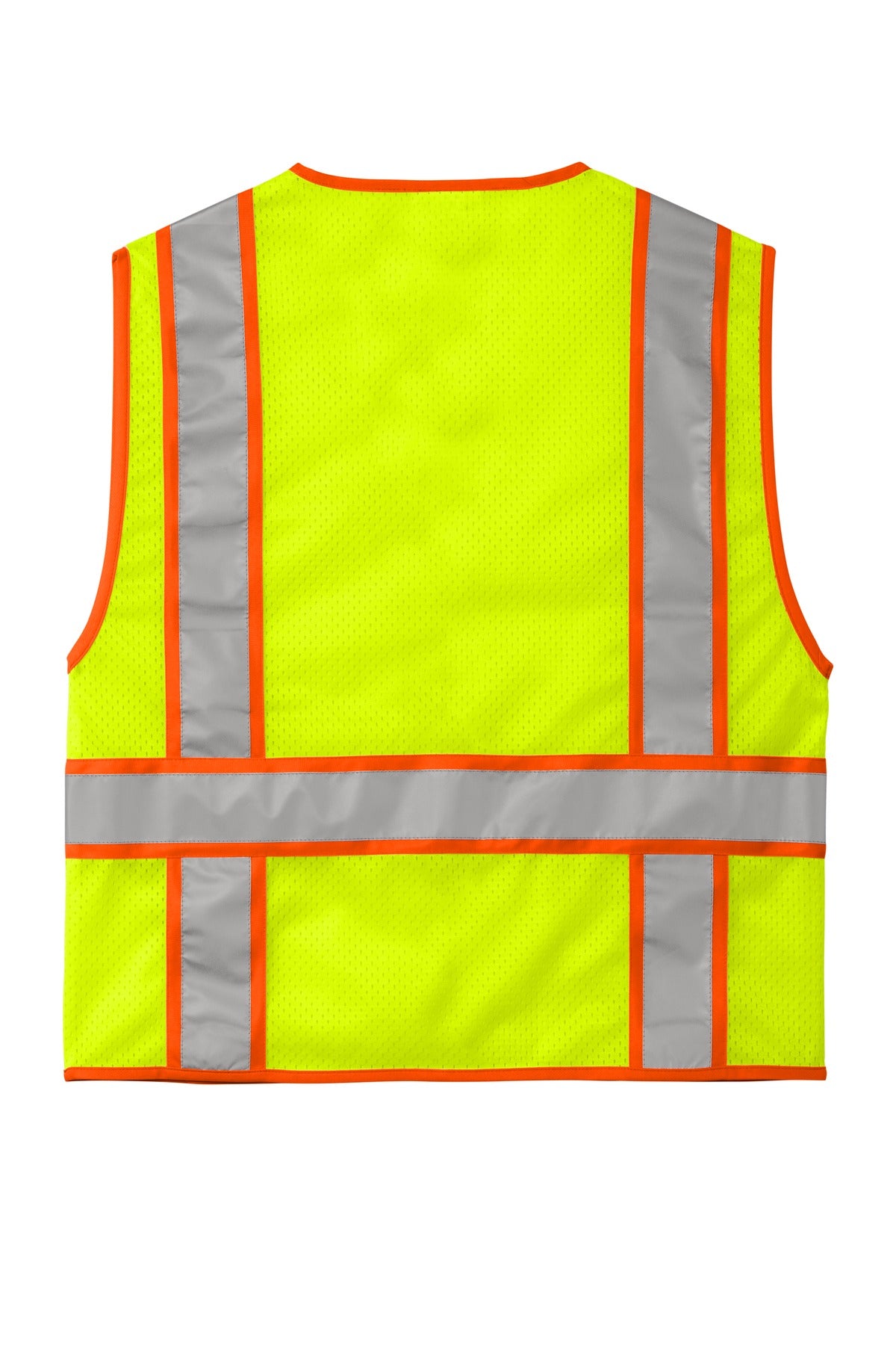 CornerStone ® ANSI 107 Class 2 Mesh Zippered Two-Tone Vest.