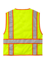 CornerStone ® ANSI 107 Class 2 Mesh Zippered Two-Tone Vest.