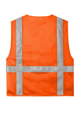 CornerStone ® ANSI 107 Class 2 Mesh Six-Pocket Zippered Vest.