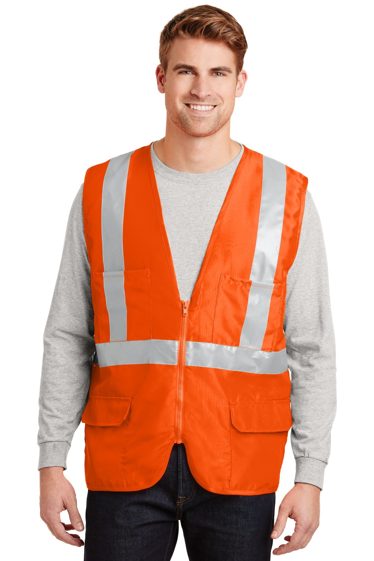 CornerStone® - ANSI 107 Class 2 Mesh Back Safety Vest.