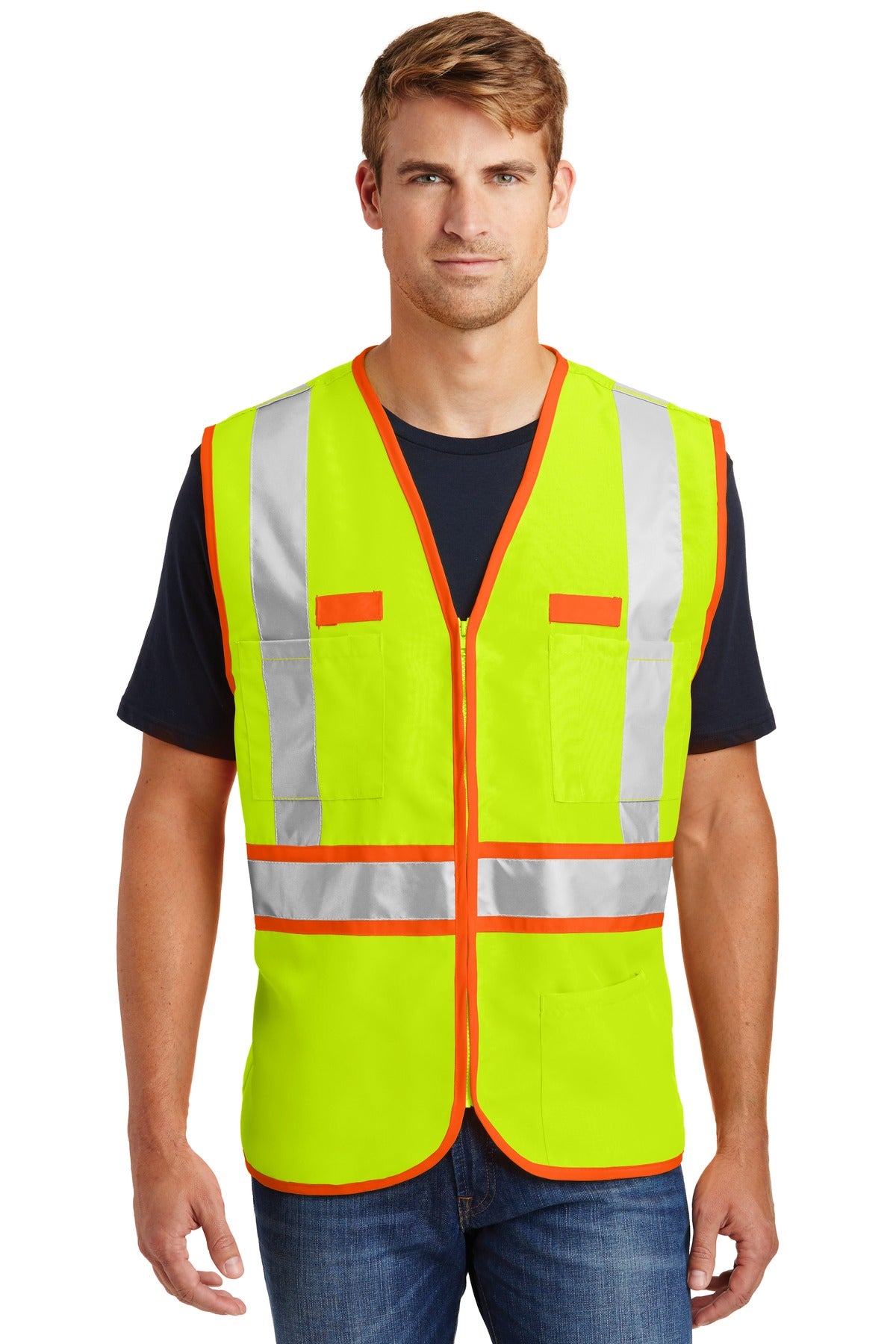 CornerStone® - ANSI 107 Class 2 Dual-Color Safety Vest.