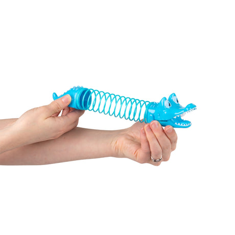 Wind Up Coil Spring Alligator 7"