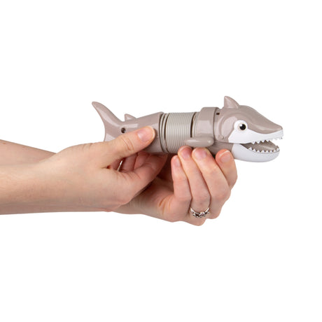 Wind Up Shark Coil Spring Toy 7" (1 DSP)