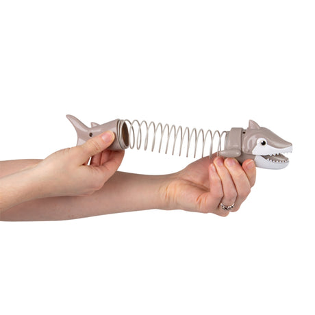 Wind Up Shark Coil Spring Toy 7" (1 DSP)