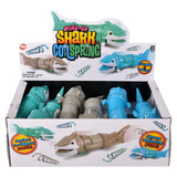 Wind Up Shark Coil Spring Toy 7" (1 DSP)