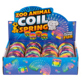 Zoo Animal Print Coil Spring (12 Pc Display)