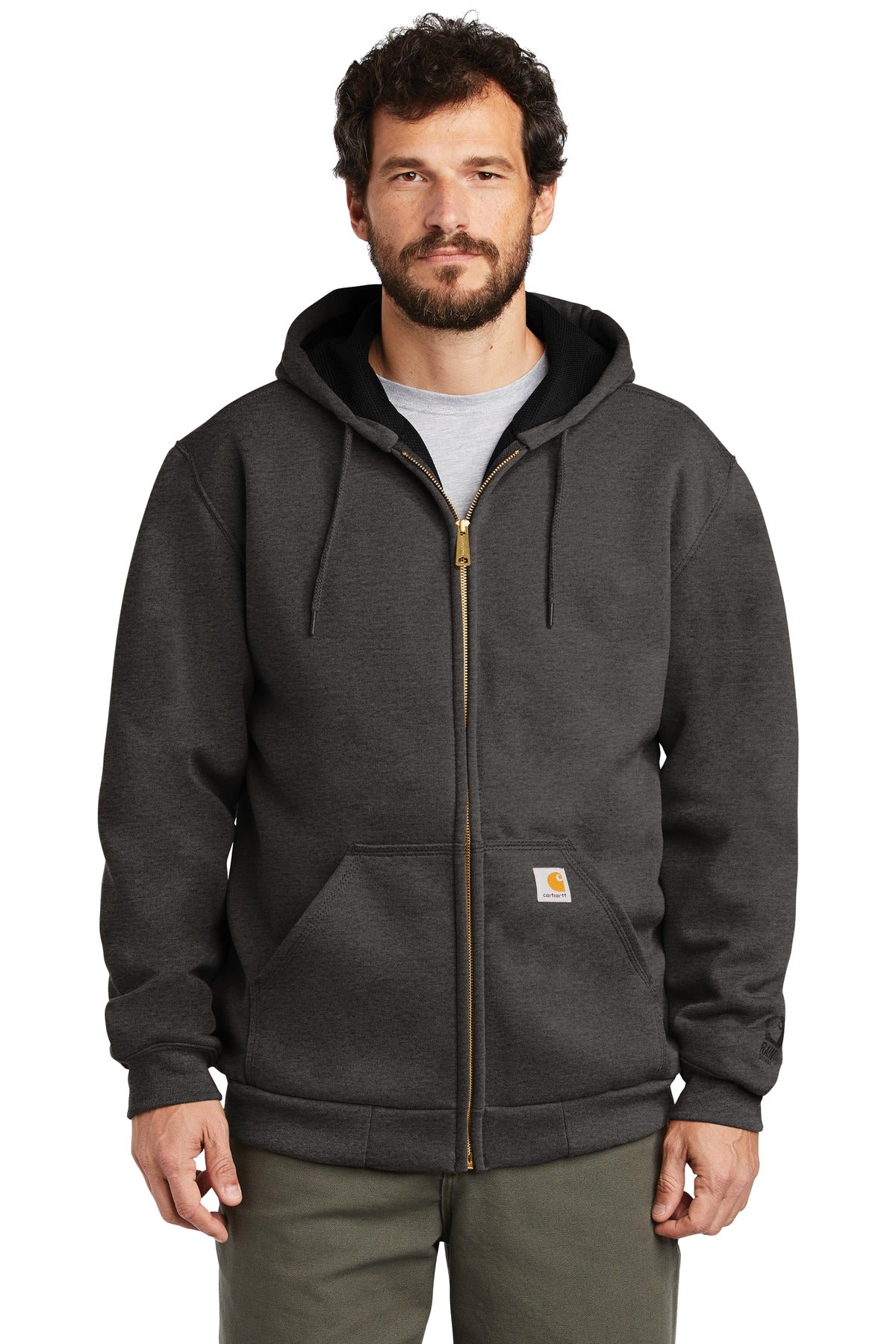 DISCONTINUED Carhartt ® Rain Defender ® Rutland Thermal-Lined Hooded Zip-Front Sweatshir