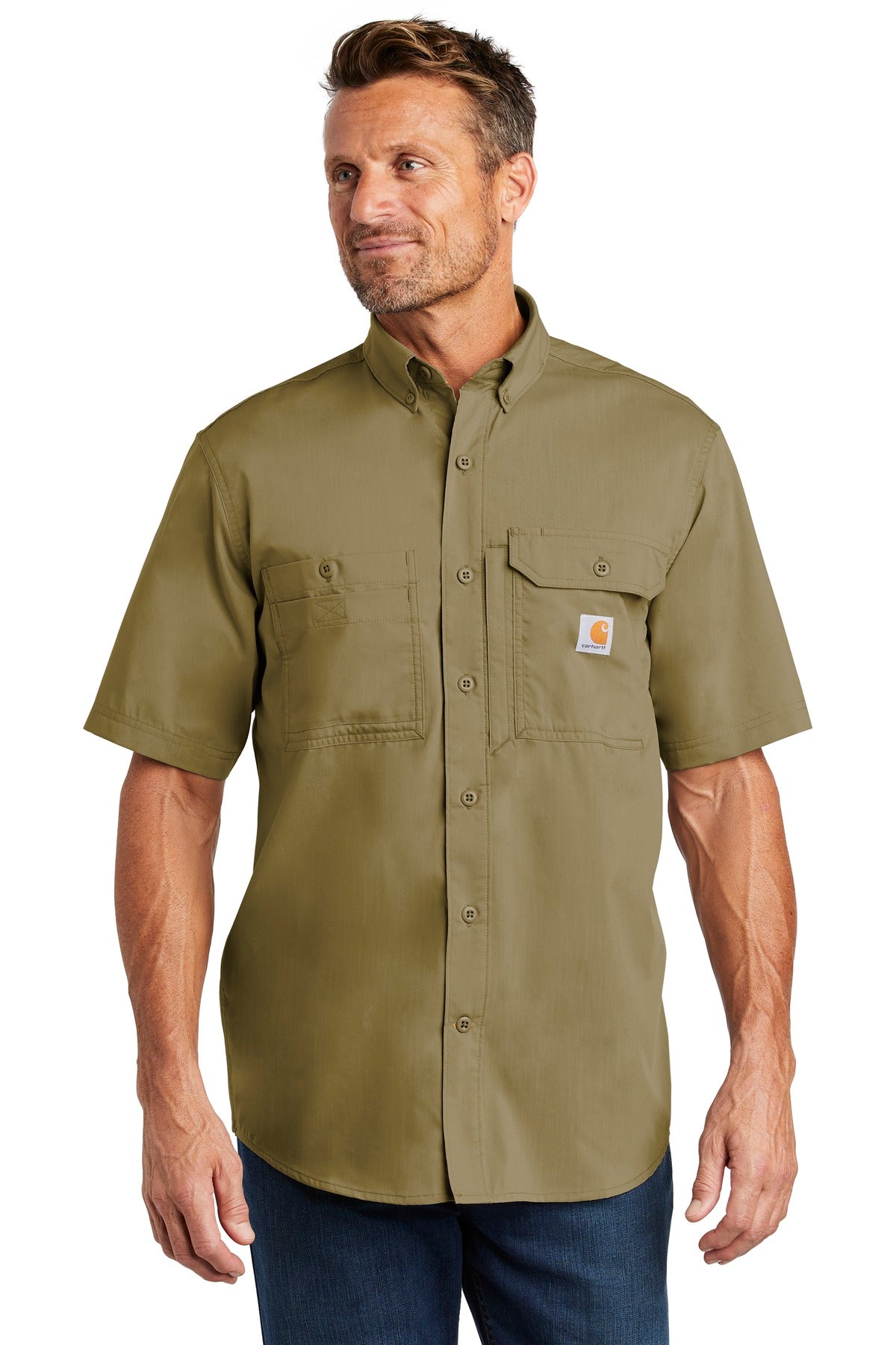 DISCONTINUED Carhartt Force ® Ridgefield Solid Short Sleeve Shirt