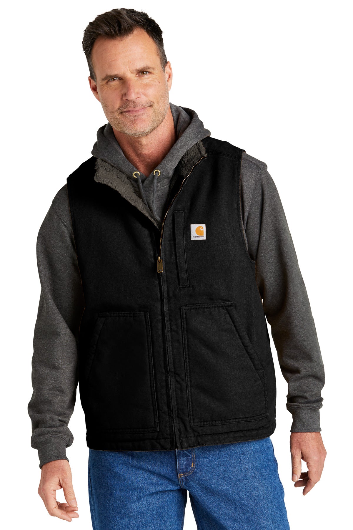 Carhartt® Sherpa-Lined Mock Neck Vest