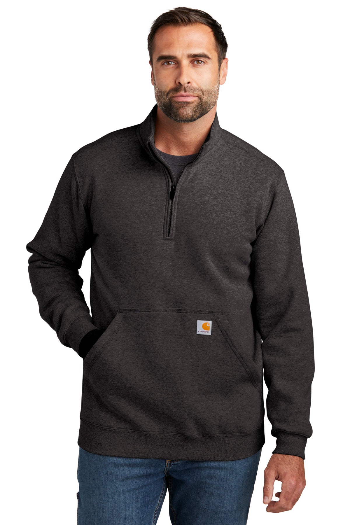 Carhartt® Midweight 1/4-Zip Mock Neck Sweatshirt