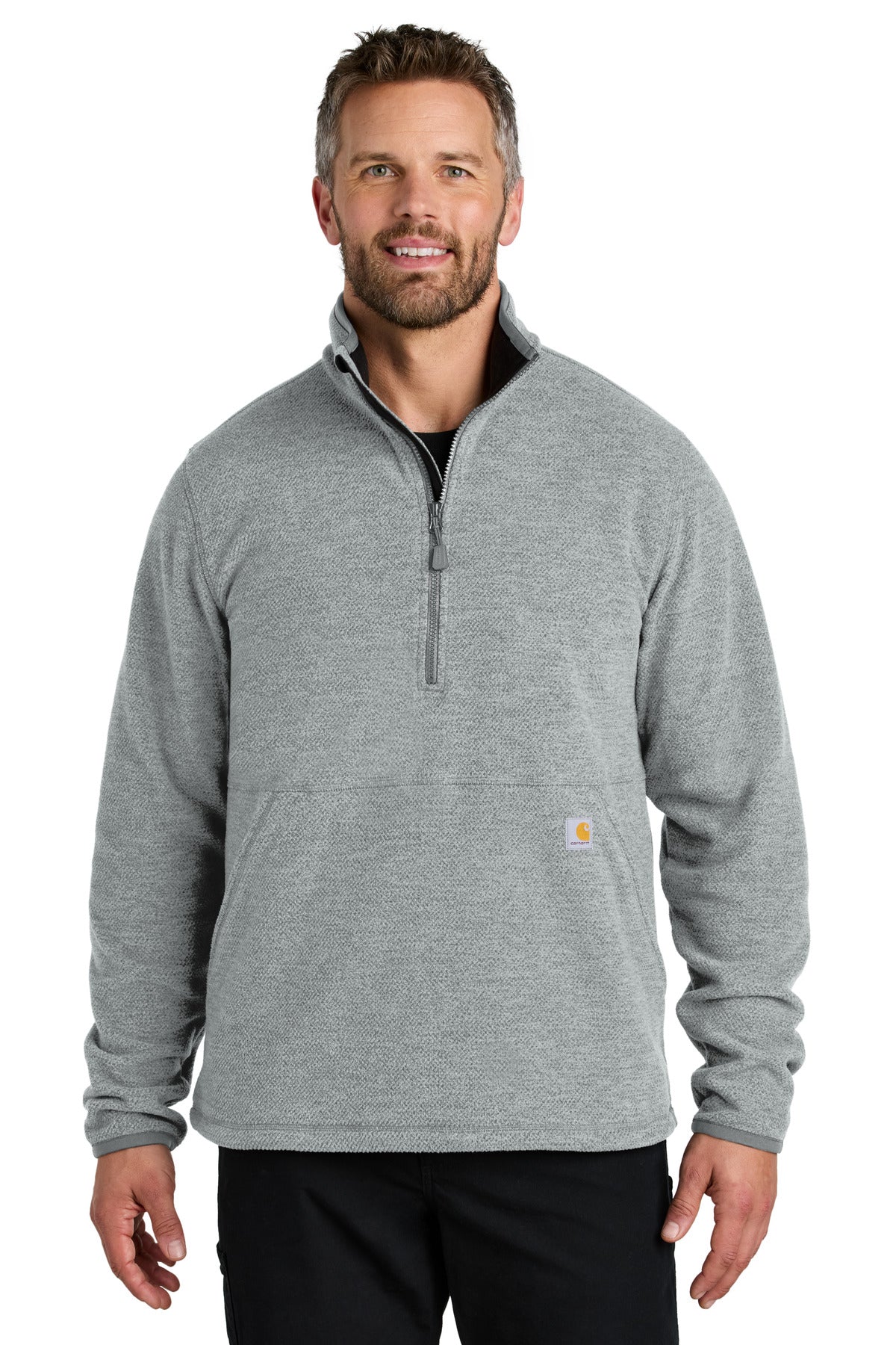 Carhartt® Textured 1/2-Zip Fleece Jacket