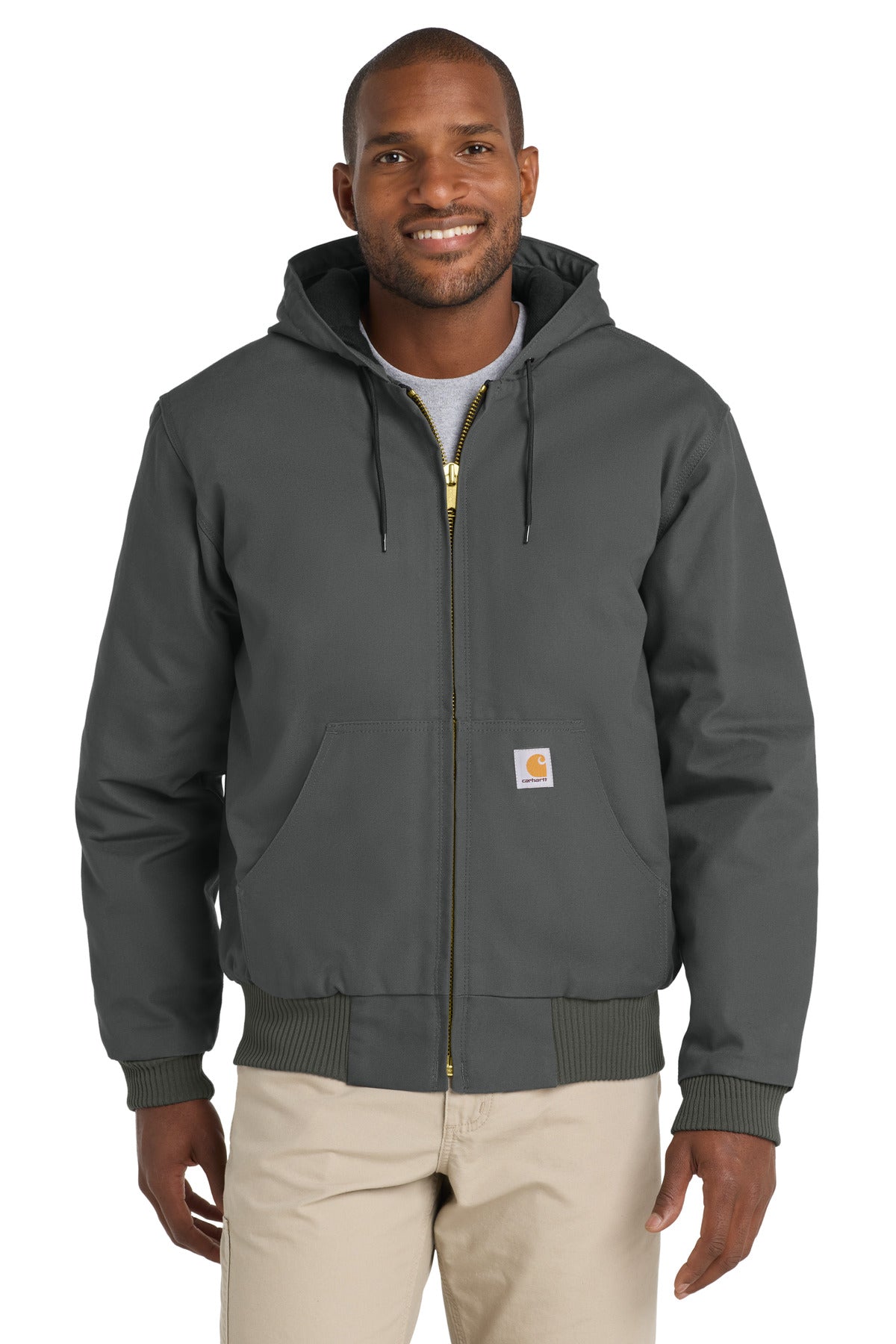 Carhartt ® Quilted-Flanne-Lined Duck Active Jac.