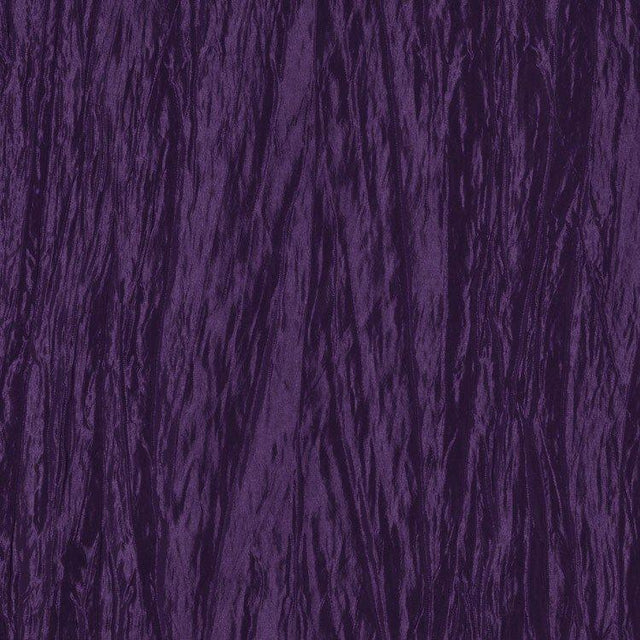 Purple Crushed Taffeta Fabric