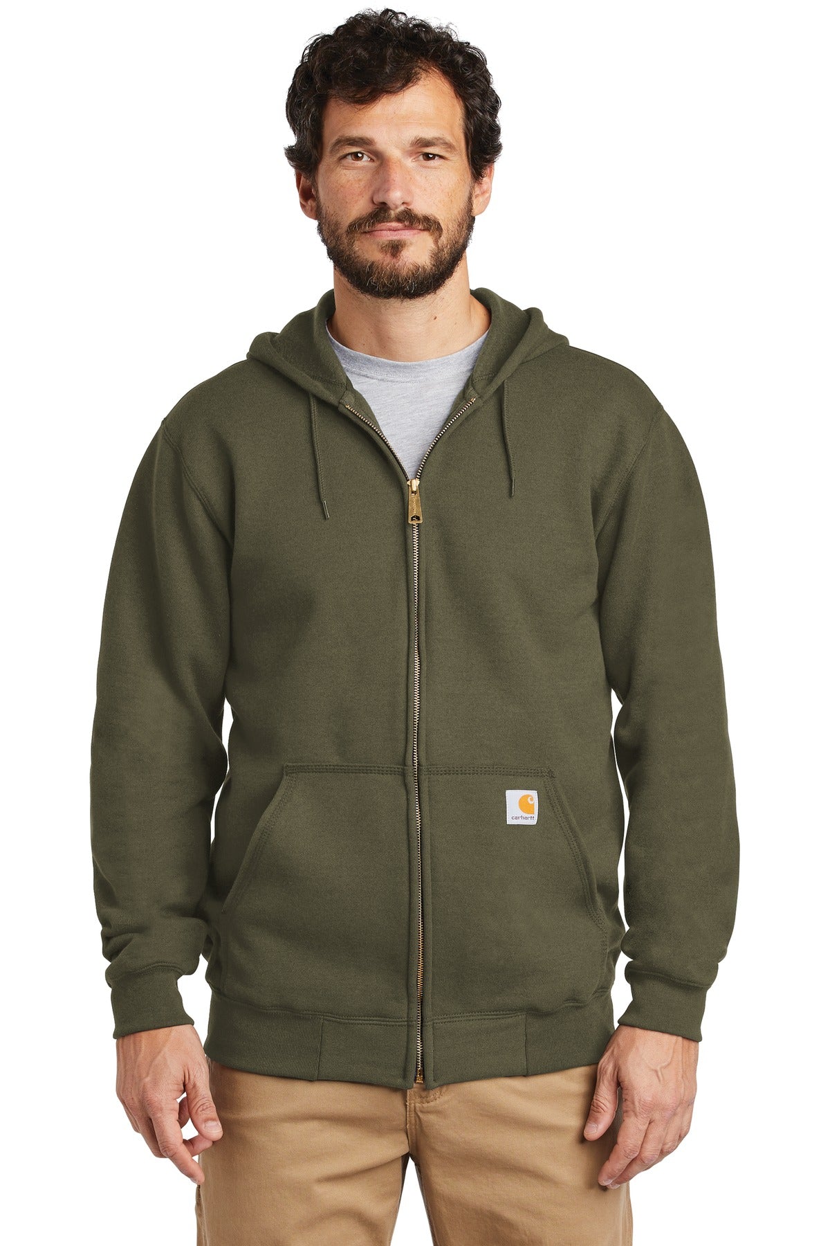 Carhartt ® Midweight Hooded Zip-Front Sweatshirt