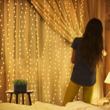 200 LED Curtain Lights – Perfect for Halloween Decorations