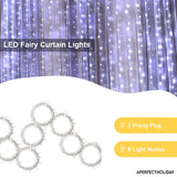 200 LED Halloween Curtain Lights – Haunted Glow