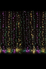 300 LED 12 Strand Twinkling Curtain Light Plug in
