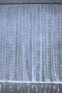 300 LED 12 Strand Twinkling Curtain Light Plug in