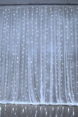 300 LED 12 Strand Twinkling Curtain Light Plug in