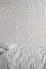 300 LED 12 Strand Twinkling Curtain Light – Plug In, Purple