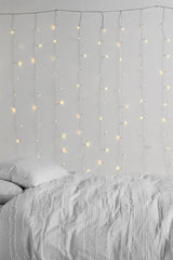 300 LED 12 Strand Twinkling Curtain Light Plug in