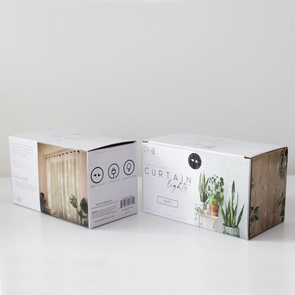 Halloween Curtain String Lights – 300 LED Plug-In