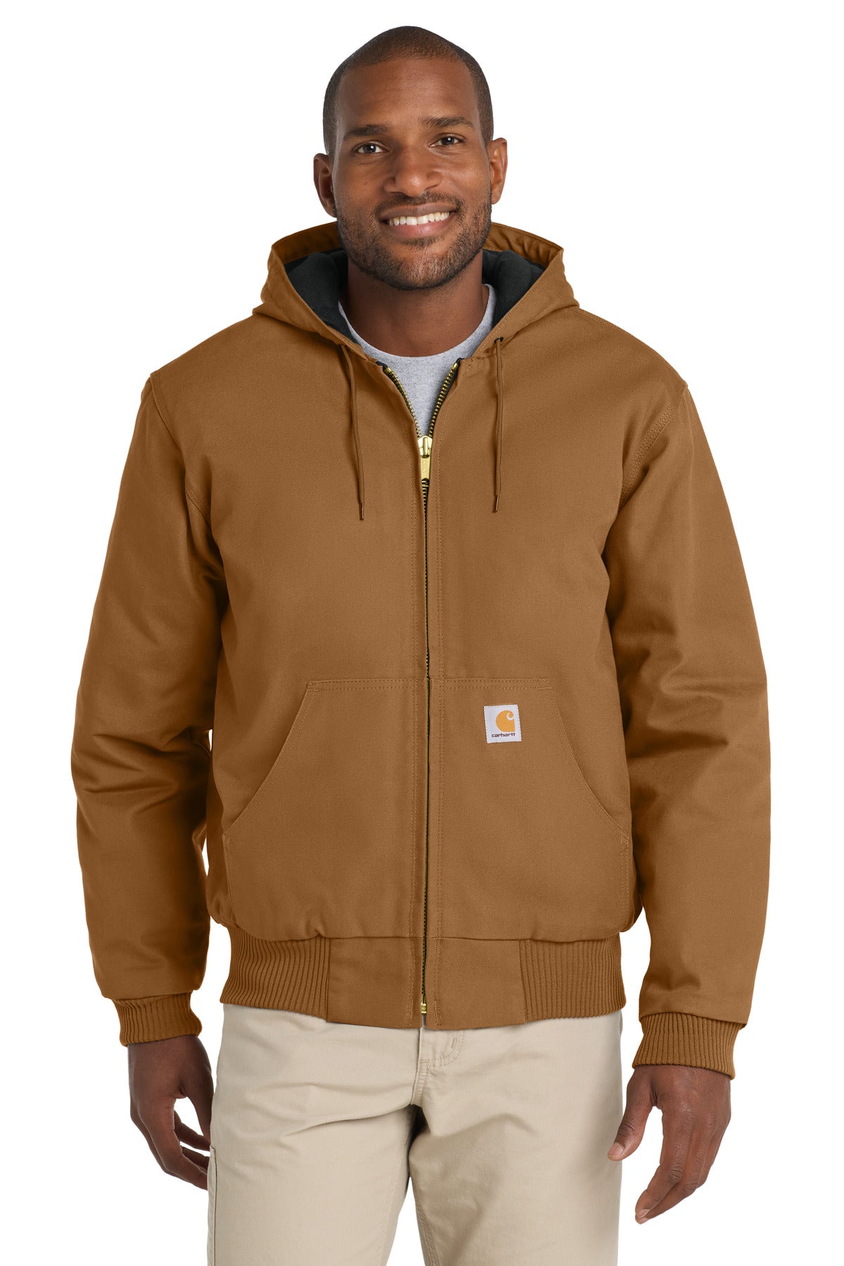 Carhartt ® Tall Quilted-Flannel-Lined Duck Active Jac