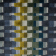 Multicolor Geometric Cut Velvet Upholstery Fabric