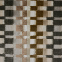 Multicolor Geometric Cut Velvet Upholstery Fabric