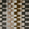 Multicolor Geometric Cut Velvet Upholstery Fabric