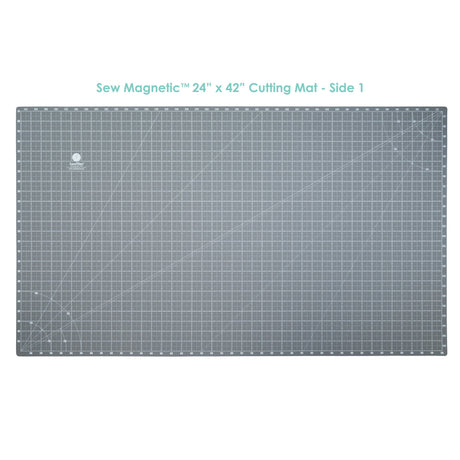Sew Magnetic Self-Healing Cutting Mat - Double-Sided Magnetic Cutting Mat, 24" X 42" Width (1 Mat)