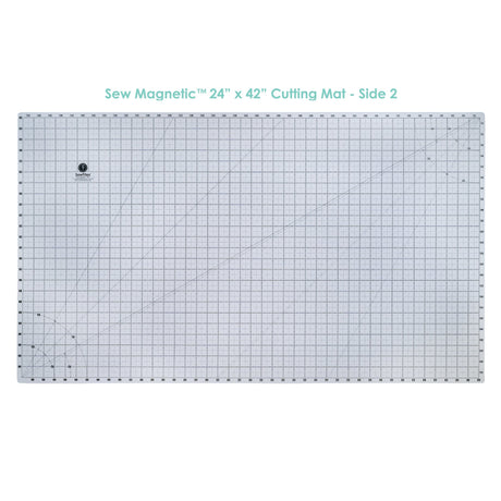 Sew Magnetic Self-Healing Cutting Mat - Double-Sided Magnetic Cutting Mat, 24" X 42" Width (1 Mat)