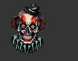 Bones the Clown - Heavy Gauge Metal Magnet