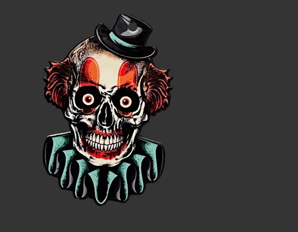 Bones the Clown - Heavy Gauge Metal Magnet