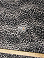 Black/White Snow Cheetah Velboa Faux Fur Fabric