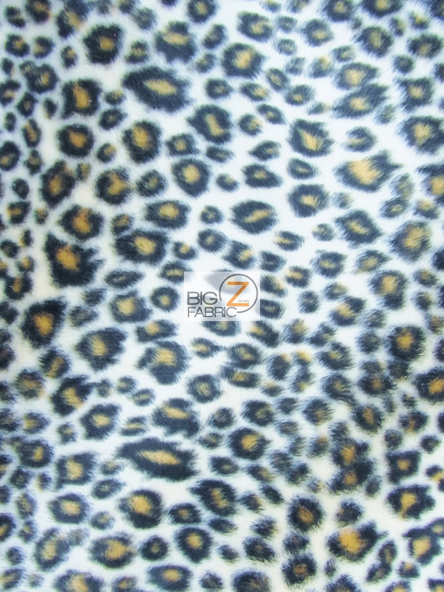 Baby Cheetah Yellow Velboa Faux Fur Fabric by the Yard