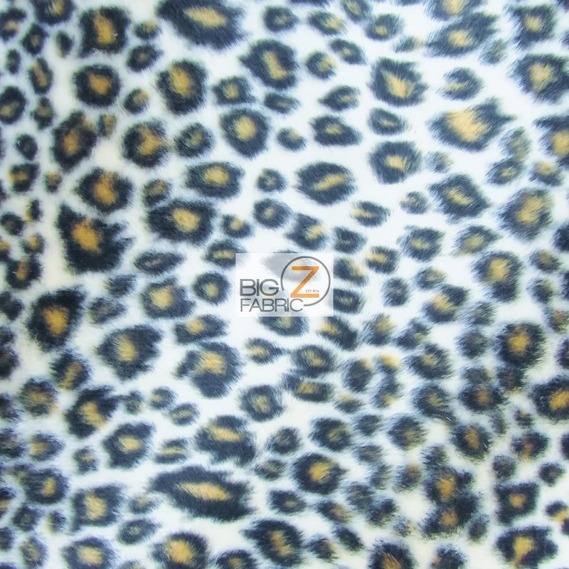 Baby Cheetah Yellow Velboa Faux Fur Fabric by the Yard