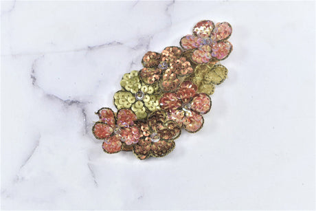 Beaded Floral Applique