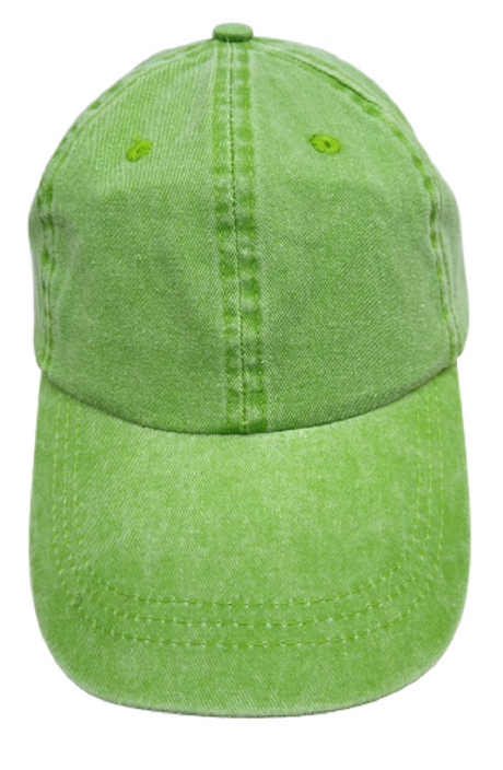 Mega Cap Cotton Twill Cap - Cactus, Low Profile, Unstructured, Six Panel (1 Unit)