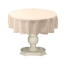 Tablecloth Dull Bridal Satin Fabric - Solid Color, 45" Round (1 Piece)