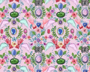 Cotton Fabric Cameo Pink 44/45" Per Yard