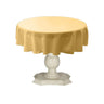 Tablecloth Dull Bridal Satin Fabric - Solid Color, 58" Round (1 Piece)