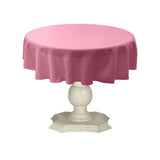 Tablecloth Dull Bridal Satin Fabric - 36" Round, Solid Color (1 Piece)