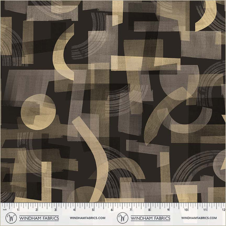 Cotton Fabric Canvas & Co. Obsidian Cliffs 44/45" Width